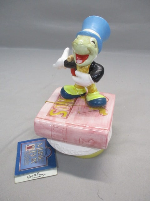 Jimmy The Cricket Music Box By Schmid - Works: 7"