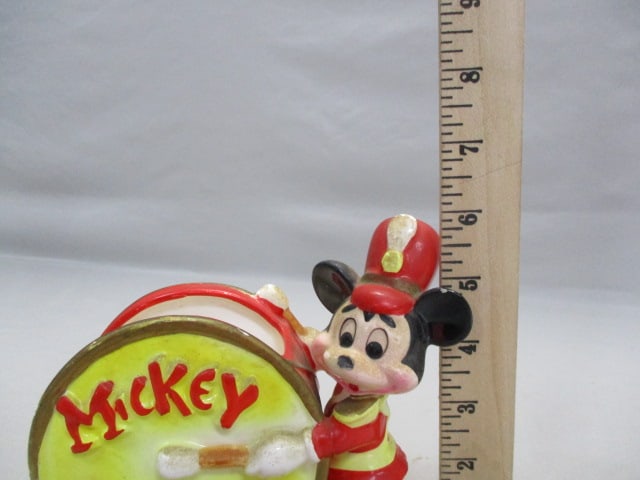 1950's Mickey Mouse Parade Drummer Planter - 7