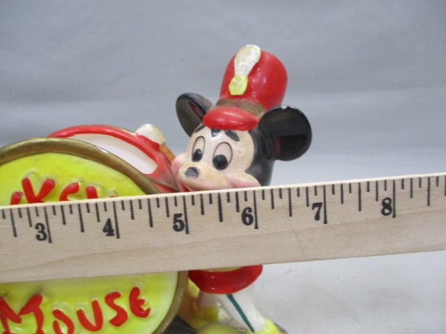 1950's Mickey Mouse Parade Drummer Planter - 8