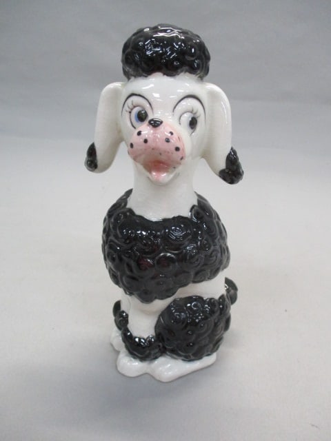 1950's Ceramic Poodle Bank By Kreiss & Co.: .