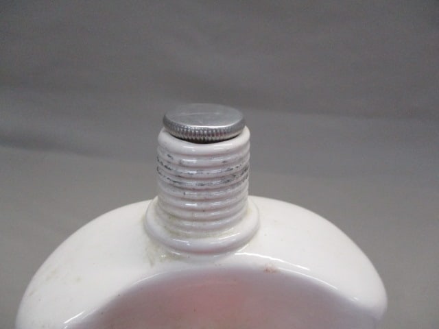 Vintage Ceramic 3D "Flapper Girl" Roaring 20's Flask Decanter - 4