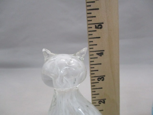 2 Hand Blown Glass Paperweights - 4