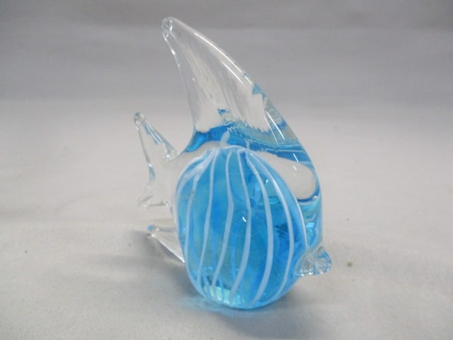 2 Hand Blown Glass Paperweights - 6