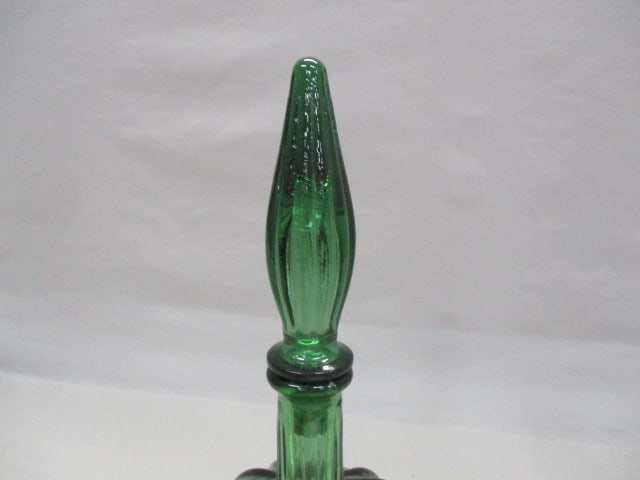 Vintage Empoli Green Genie Bottle Decanter - 2