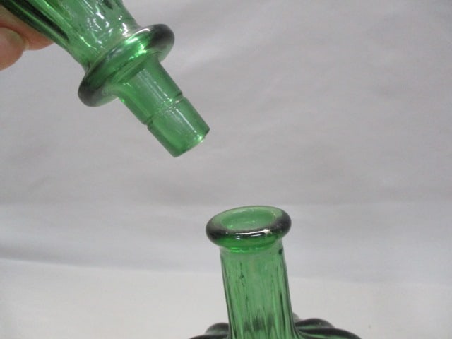 Vintage Empoli Green Genie Bottle Decanter - 3