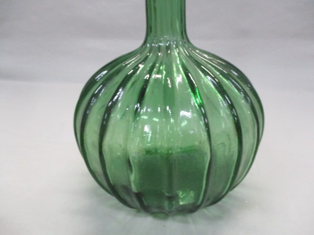 Vintage Empoli Green Genie Bottle Decanter - 4