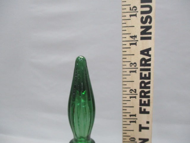 Vintage Empoli Green Genie Bottle Decanter - 5