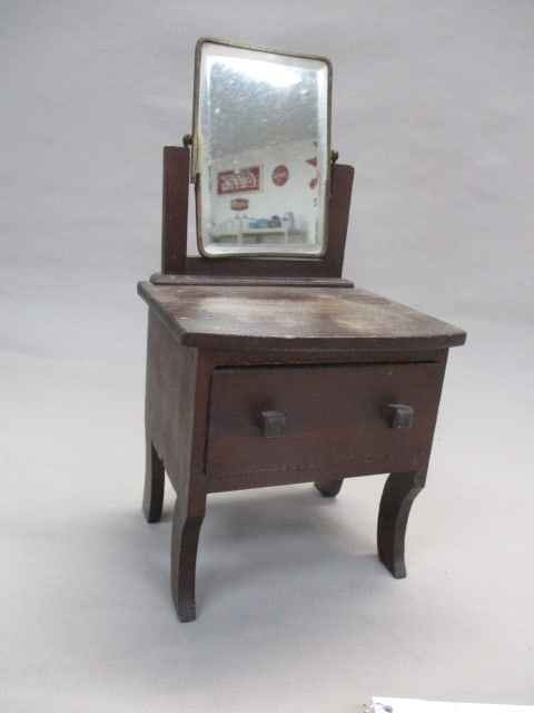 Antique Handmade Doll House Dresser: .