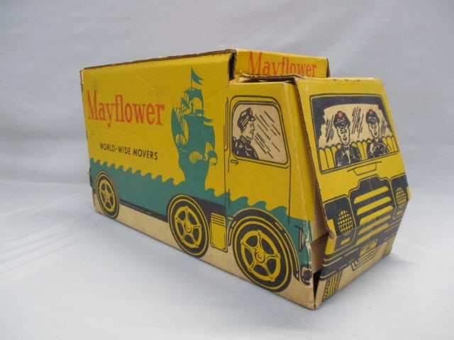 1959 Promotional Cardboard Mayflower Delivery Van (Rare}: 19" x 10.5" x 7"