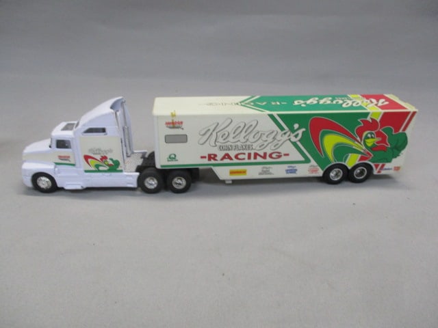 2 Nascar Diecast Semi Truck Transporters 1:64 Scale - 2