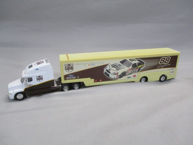 2 Nascar Diecast Semi Truck Transporters 1:64 Scale - 6