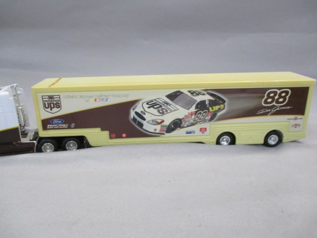 2 Nascar Diecast Semi Truck Transporters 1:64 Scale - 8