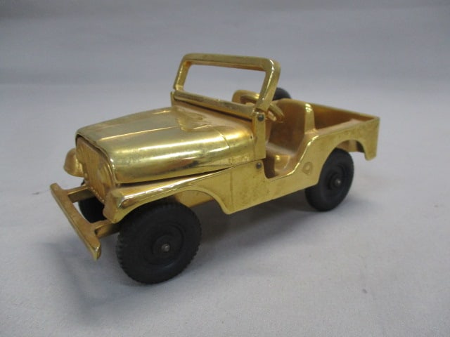 1950's Willys Jeep Diecast Promo By Al-Toy: 5.5" x 3"