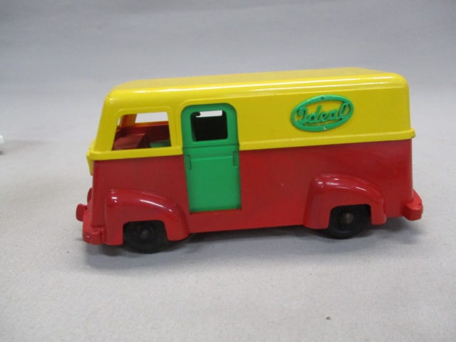 2 Ideal Toy Company Plastic Delivery Vans - 2