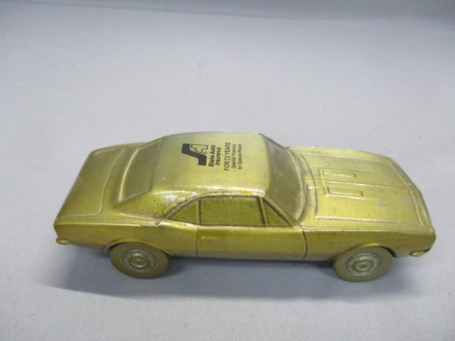 Vintage Diecast 1867 Chevy Camaro Bank Promo - 4