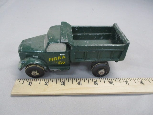 1950 GMC Diecast Dump Truck w/Wooden Wheels Promo - 7