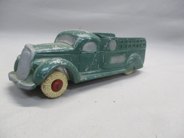 "White" Diecast Stakebed Truck w/White Rubber Tires (1 of 11)