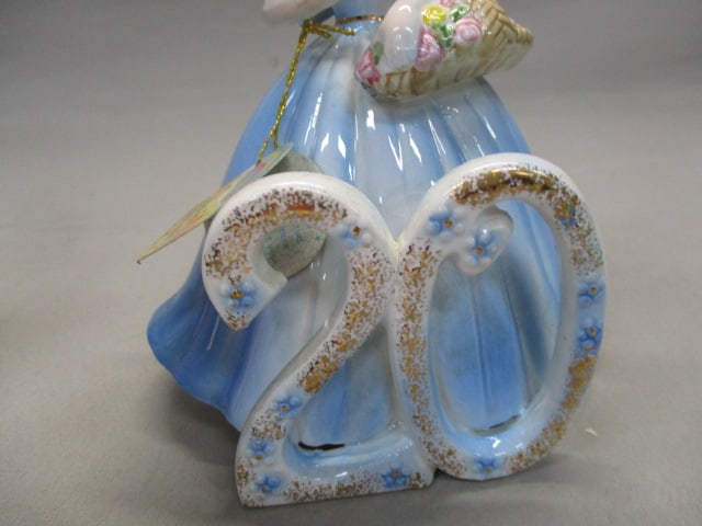 2 Josef Originals 19 & 20 Birthday Girl Figurines - 10