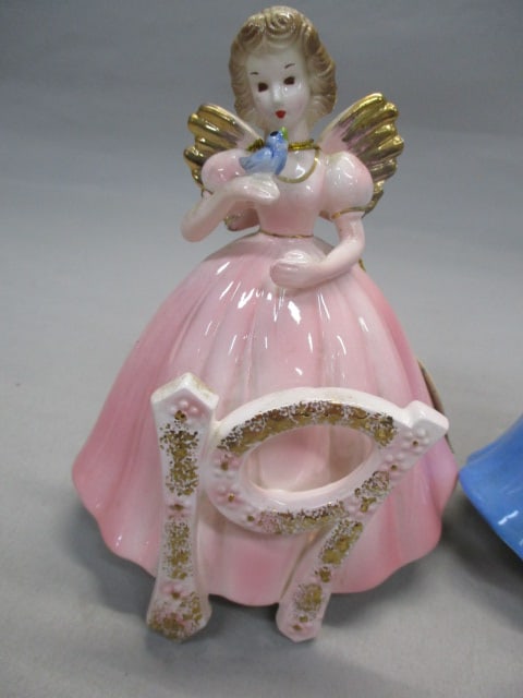 2 Josef Originals 19 & 20 Birthday Girl Figurines - 2