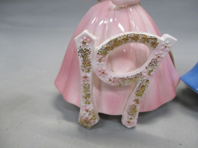 2 Josef Originals 19 & 20 Birthday Girl Figurines - 4