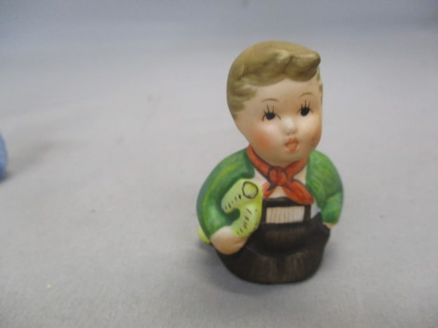 10 Porcelain Lady Head Thimbles By Avon American Fashion - 5