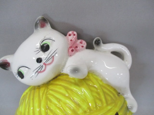 1950's Holt Howard Cozy Kitten String Holder 6" - 2