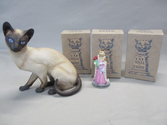 3 Cat Hall of Fame "Miss America" Figurines (1 of 11)