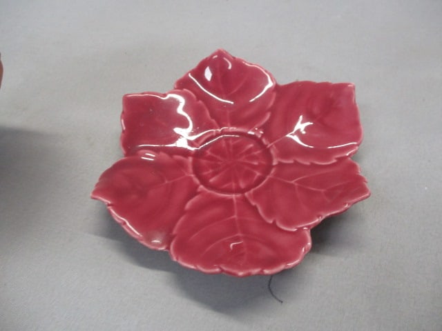 2 Petalware Plates & Teacup and Saucer "Cabbage Leaf" Pattern - 6