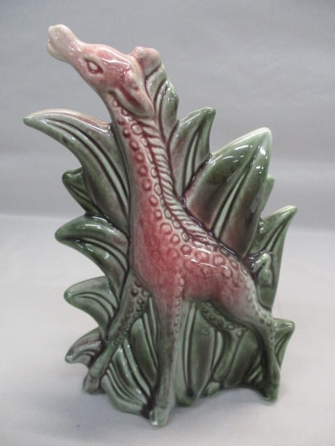 Vintage Hull Giraffe Planter 8": Has Chip on Foot