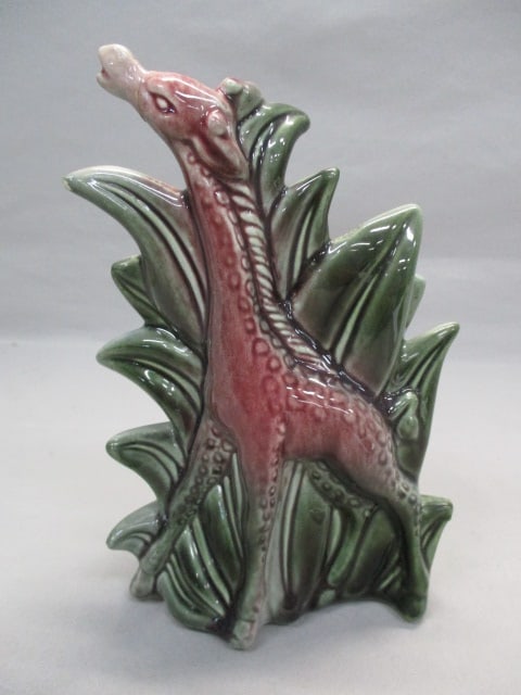 Vintage Hull Giraffe Planter 8": .