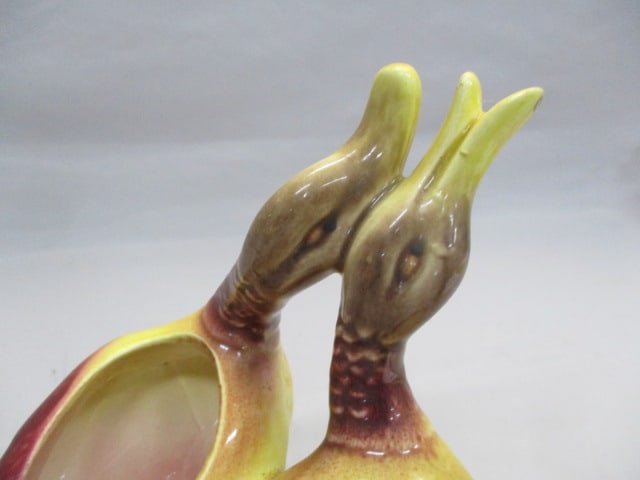 1950's Hull Pottery #95 Double Ducks Planter - 3