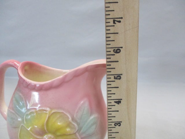 Hull Pottery Pitcher Sunglow Pattern 5.5" - 4
