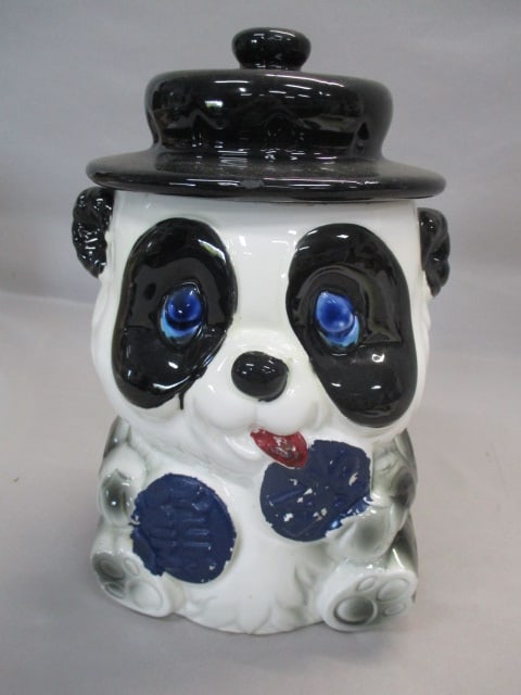 Ceramic Panda Cookie Jar 10" (1 of 7)