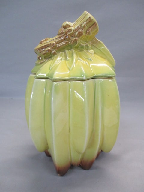 Vintage McCoy Banana Bunch Cookie Jar 11" (1 of 6)
