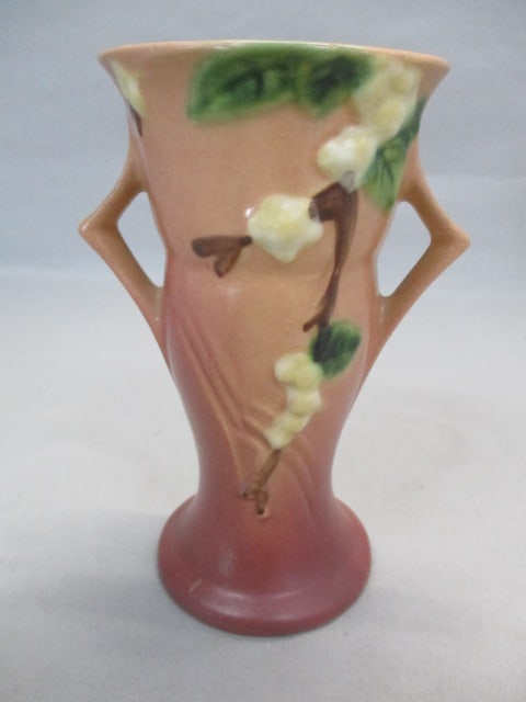 Roseville Pottery "Snowberry" Pattern Vase - 3