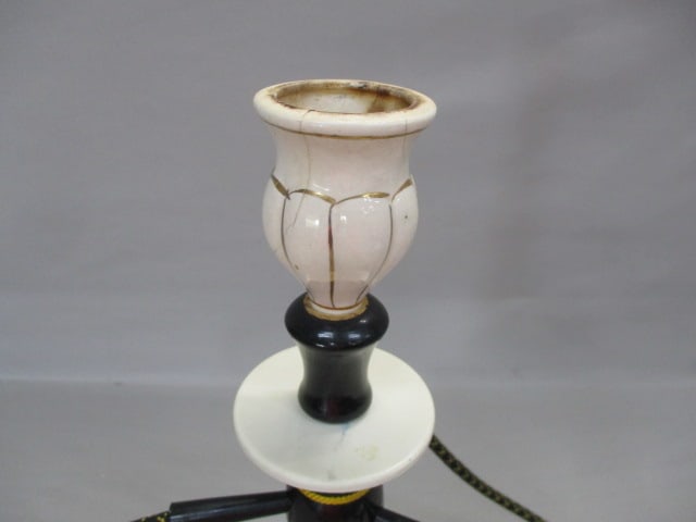 Vintage Green Glass Hookah By Brebbia Of Italy 15" - 3