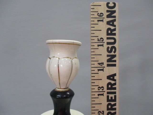 Vintage Green Glass Hookah By Brebbia Of Italy 15" - 9