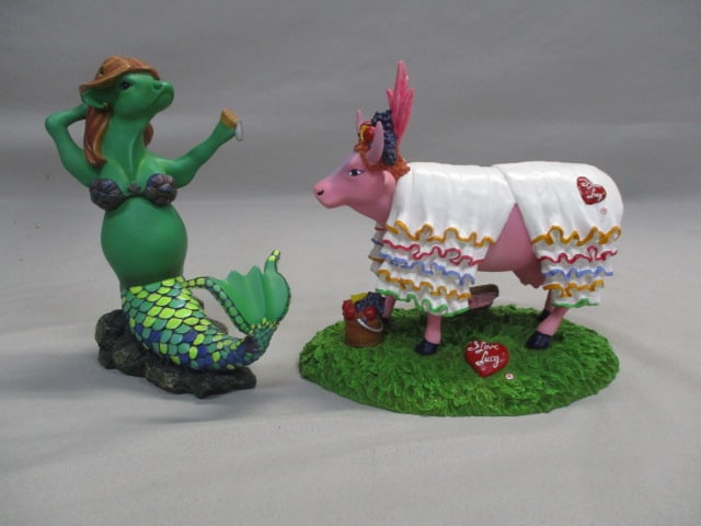 2 Cow Parade Figurines I Love Lucy "Be A Pal" (1 of 15)
