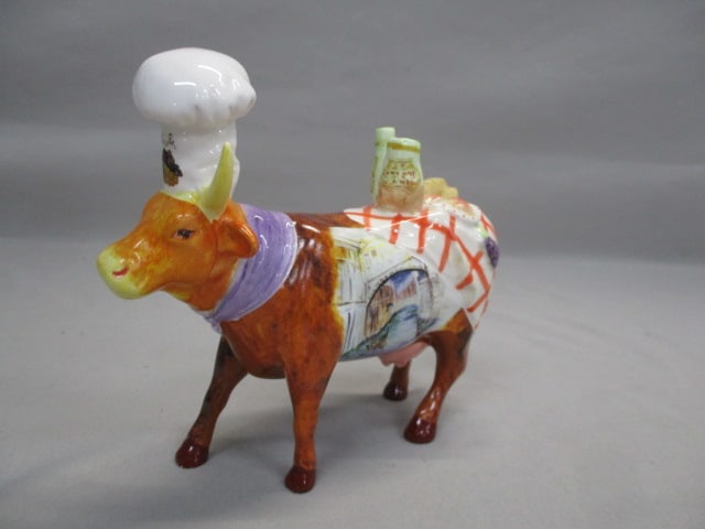 2002 Cow Parade #7309 "Cow'rrabba's Figurine (1 of 7)