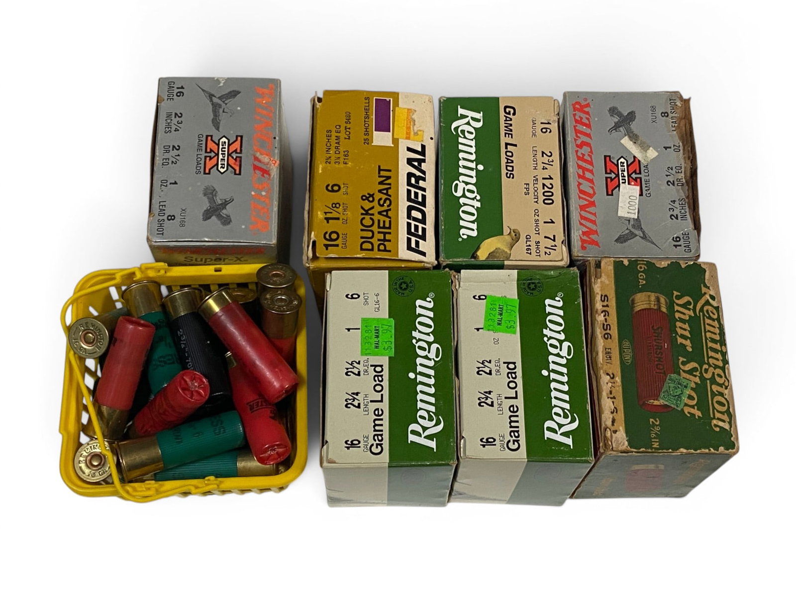 16.6 Lbs. Of Various 16 GA. Shotgun Ammunition: See Photo(s).