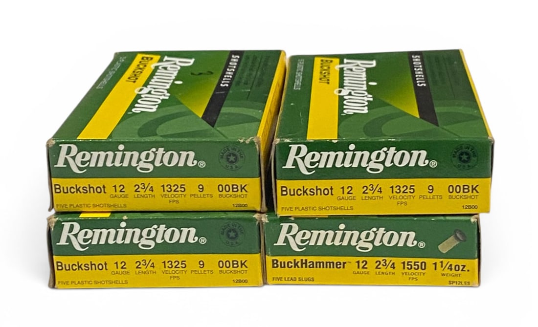 16rds. of 12 GA. 2-3/4” 00 BUCK Remington Shotgun Ammunition (1 of 1)