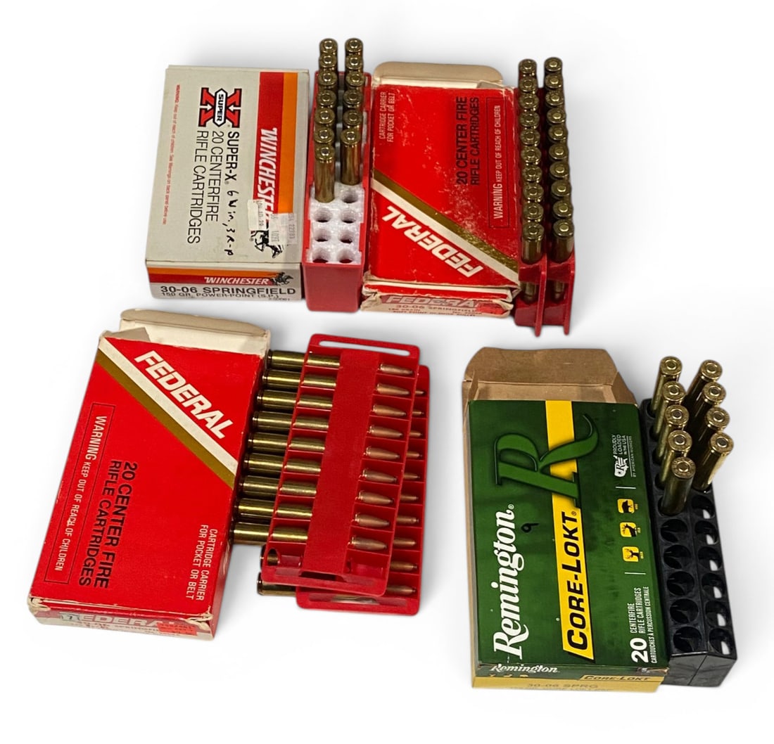 61rds. of Various .30-06 Ammunition: See Photo(s).