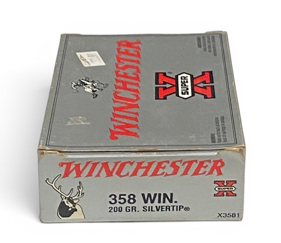 NIB 20rds. of .358 WIN. 200gr. Silvertip Winchester Super-X Ammunition: See Photo(s).