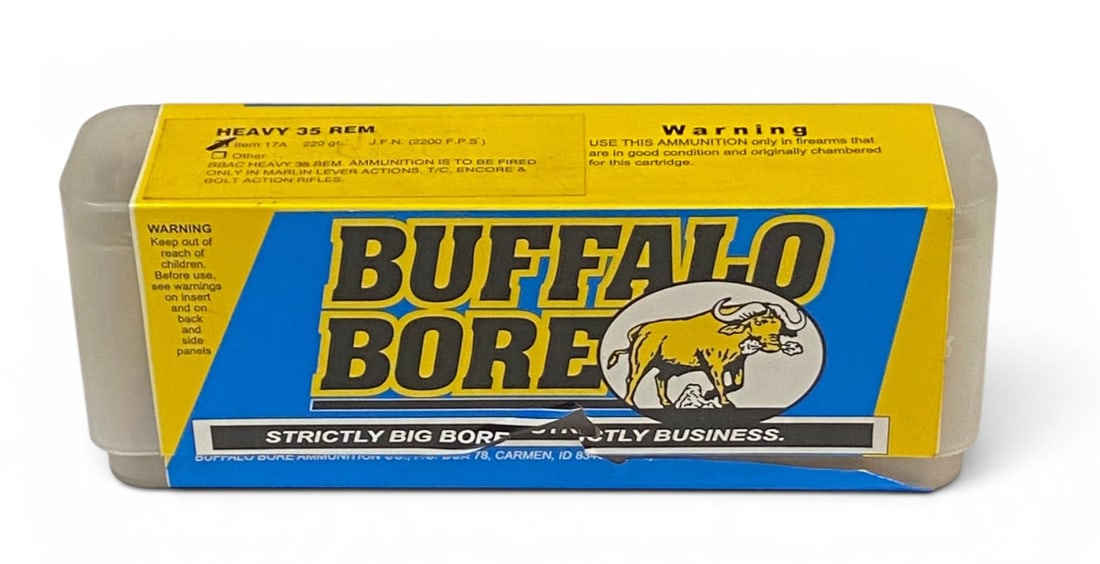 NIB 20rds. of .35 REM. Heavy Buffalo Bore Ammunition: See Photo(s).