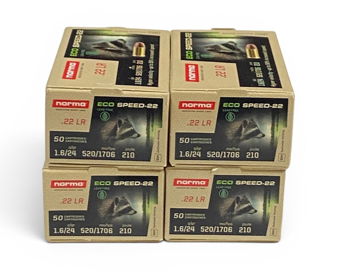 NIB 192rds. of .22 LR 24gr. Norma Speed-22 Ammunition (1 of 1)