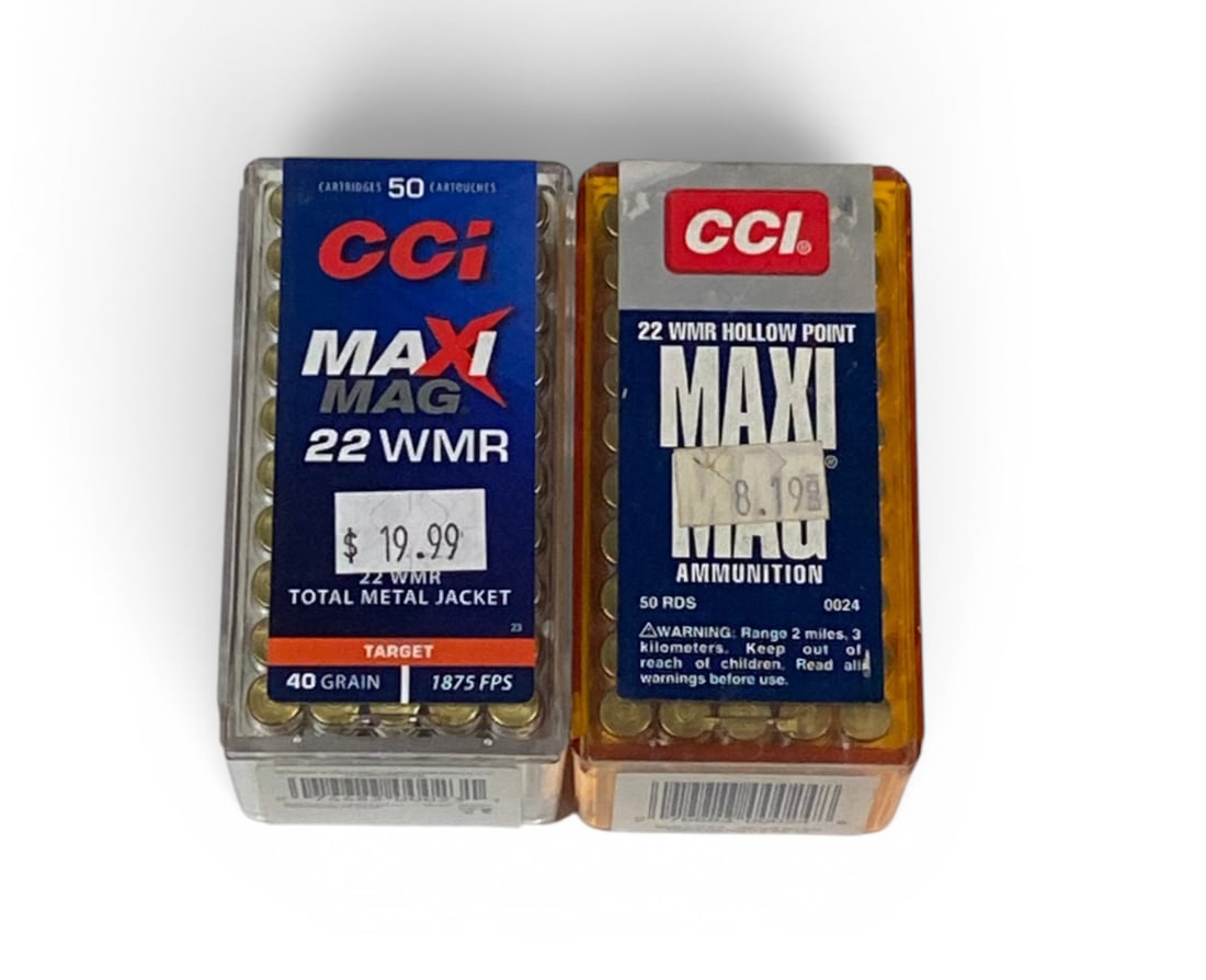 NIB 100rds. of .22 WMR CCI Ammunition (1 of 1)