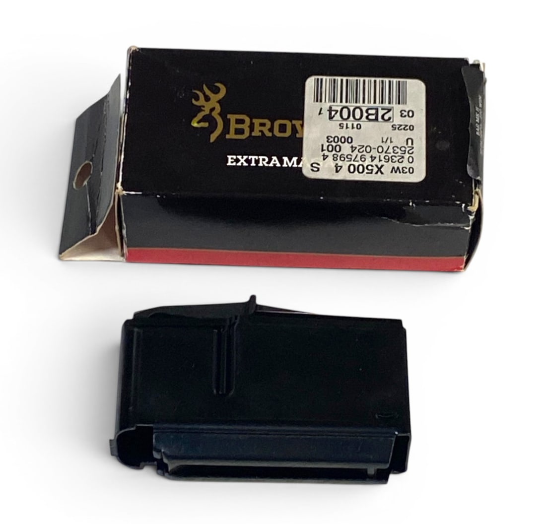 BAR MK II .30-06 SPRG./270 WIN./.25-06 REM. 4-Shot Italian Magazine in Box: See Photo(s).