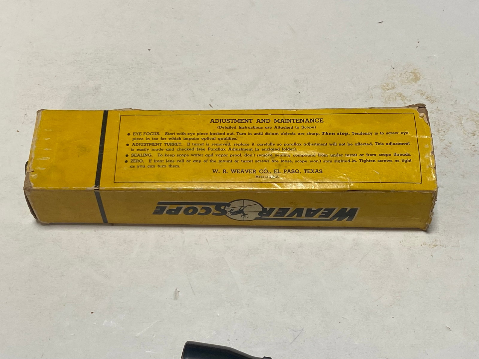 (2) Vintage Weaver Scopes in Box - 18