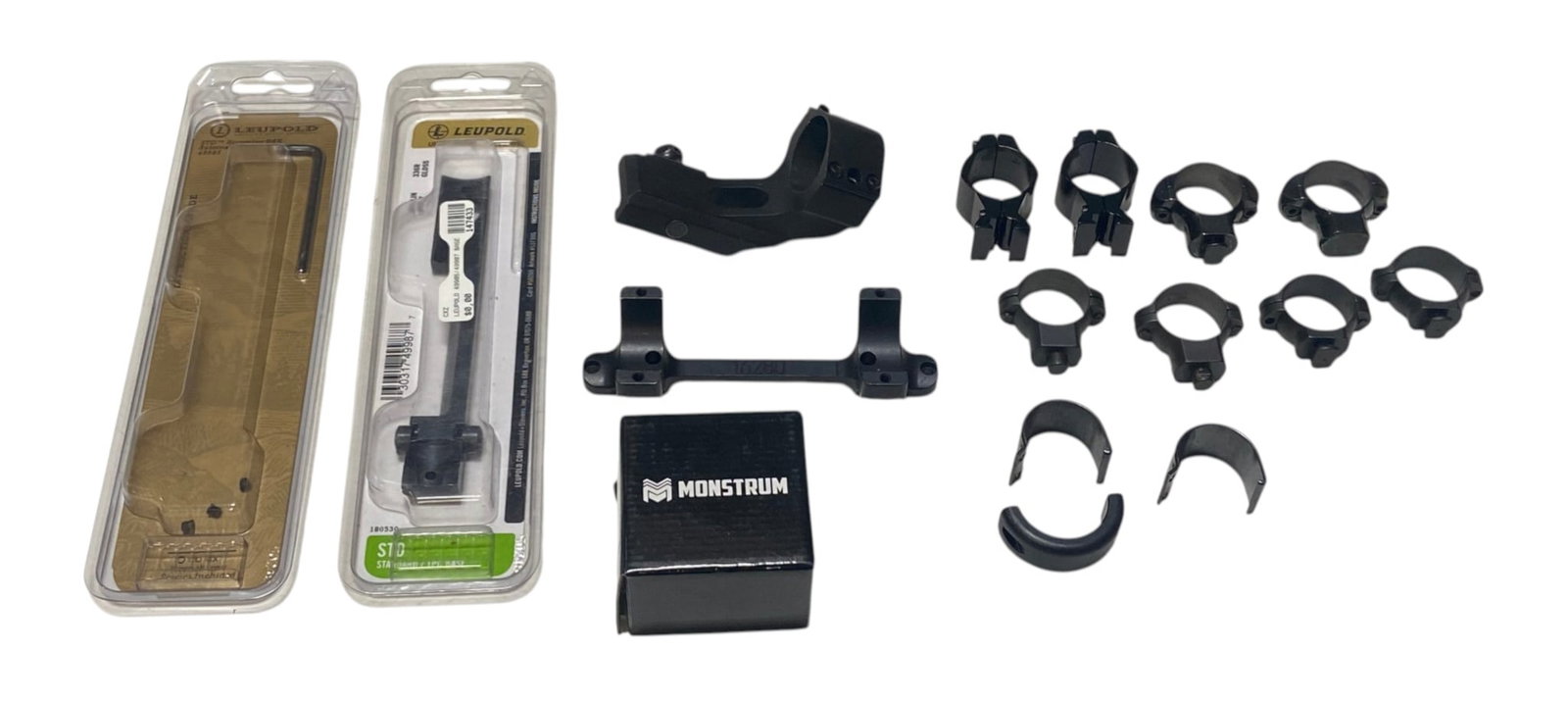 Lot of Scope Rings and Mounts: Some may be incomplete, see photos for what’s all here
