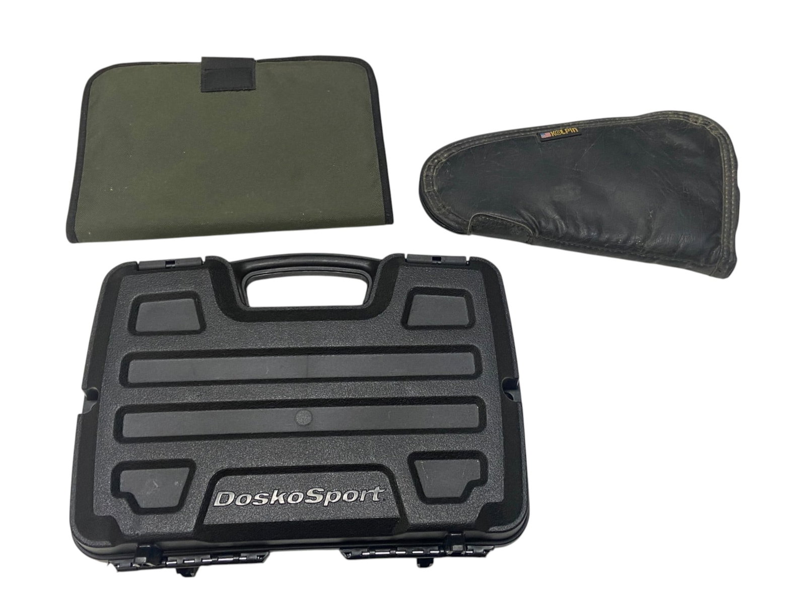 (1) Handgun Hard Case & (2) Soft Pouches (1 of 4)